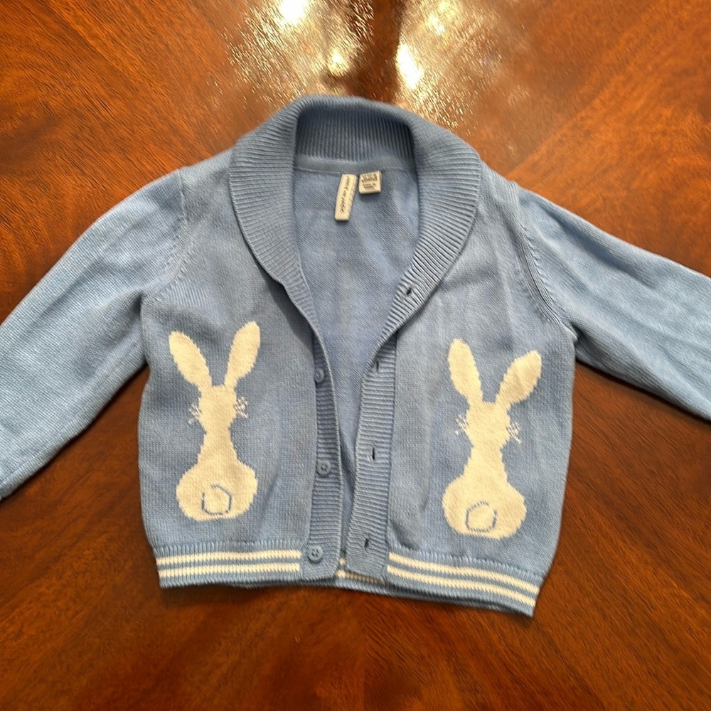 Janie and Jack bunny sweater